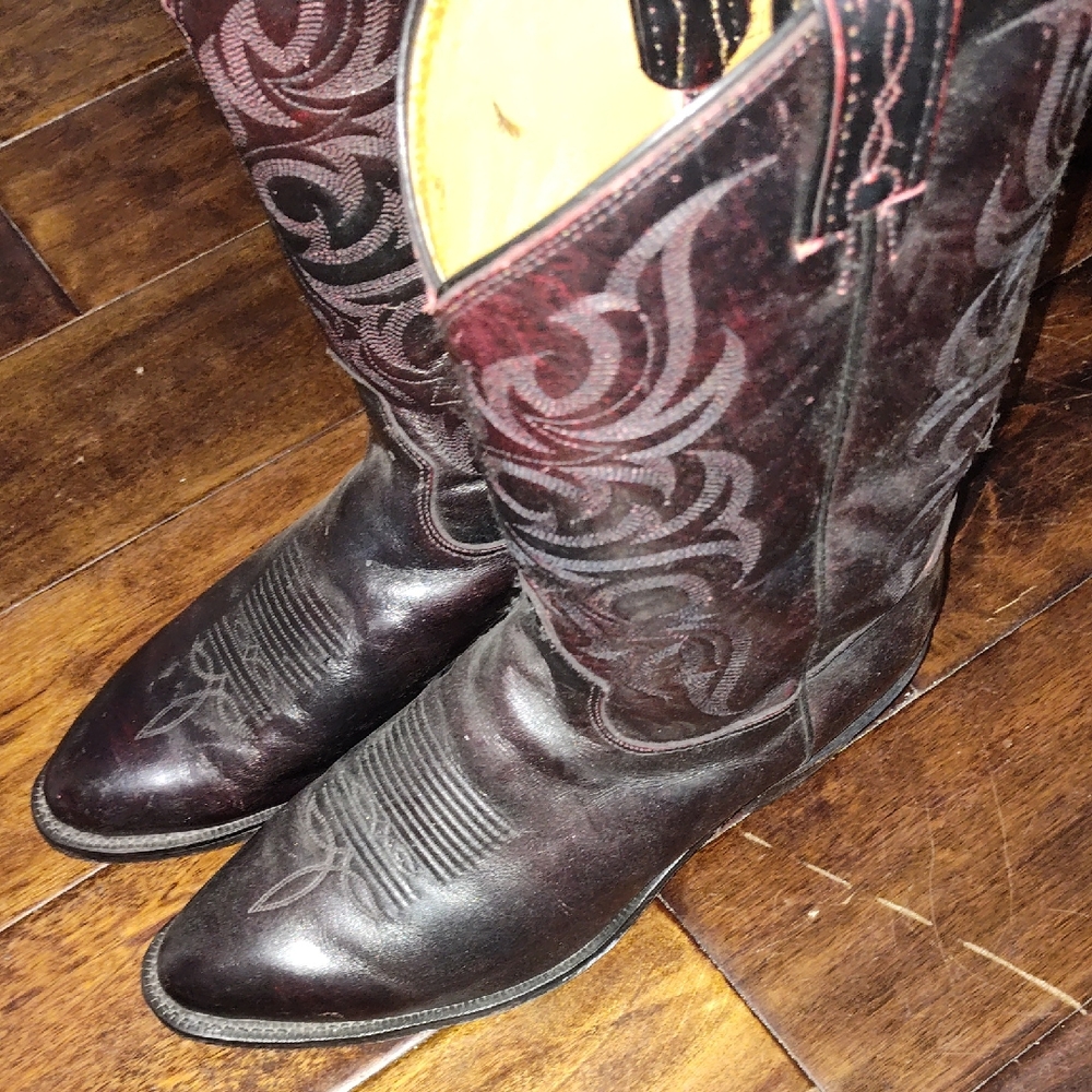 Tony Lama Dark Brown Western Boots